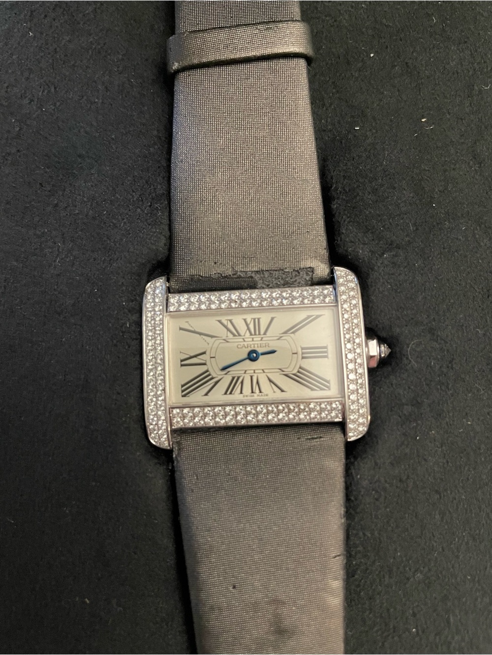 Cartier Tank Divan with Diamonds